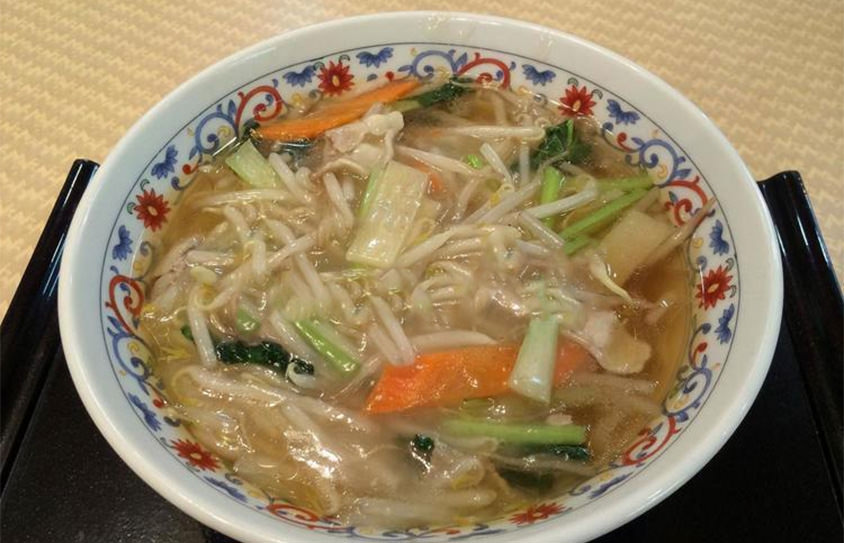 野菜たっぷりあんかけラーメン