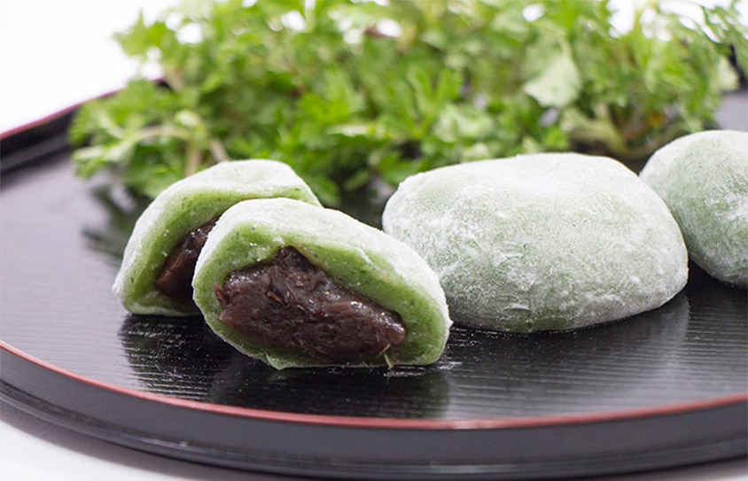 北海道とかち製菓 大納言小豆のよもぎ大福